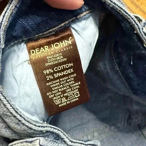 Dear John American Classic Light Wash Low Rise Jeans Size 25 - Picture 7 of 7